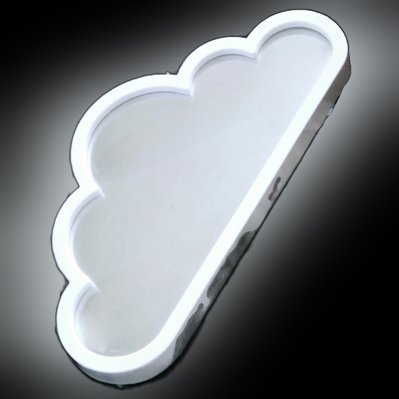 NWT 》2×《 WHITE CLOUD MIRRORS 10"×5"! - Picture 3 of 10